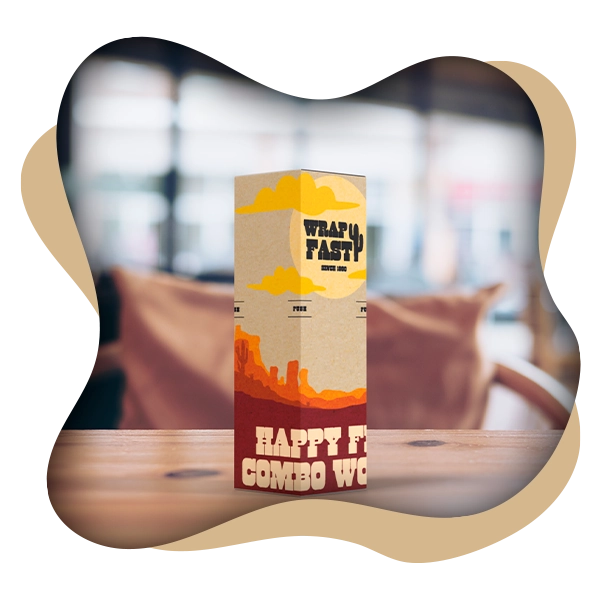 Resultado final del packaging de Wrap Fast